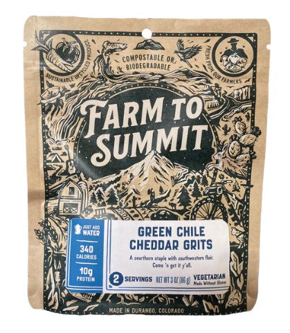 Green Chile Cheddar Grits