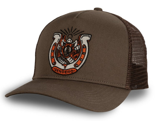 Snake Luck Hat - Brown