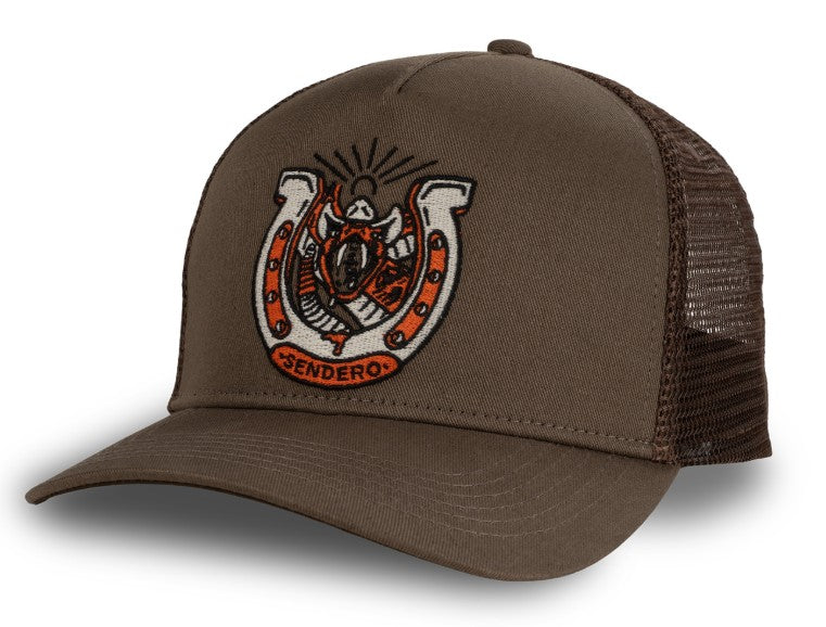Snake Luck Hat - Brown