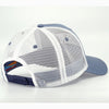 Three Mountain Trucker - White/Blue