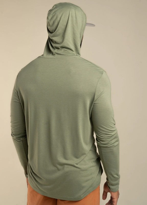 Yucatan Bamboo Hoodie - San Juan Sage - L
