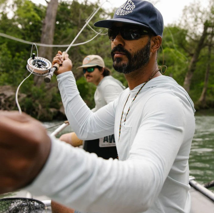 Yucatan Bamboo Hoodie - Frio Blue