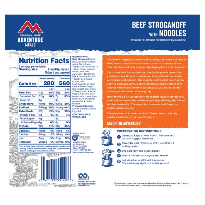 Mountain House - Beef Stroganoff
