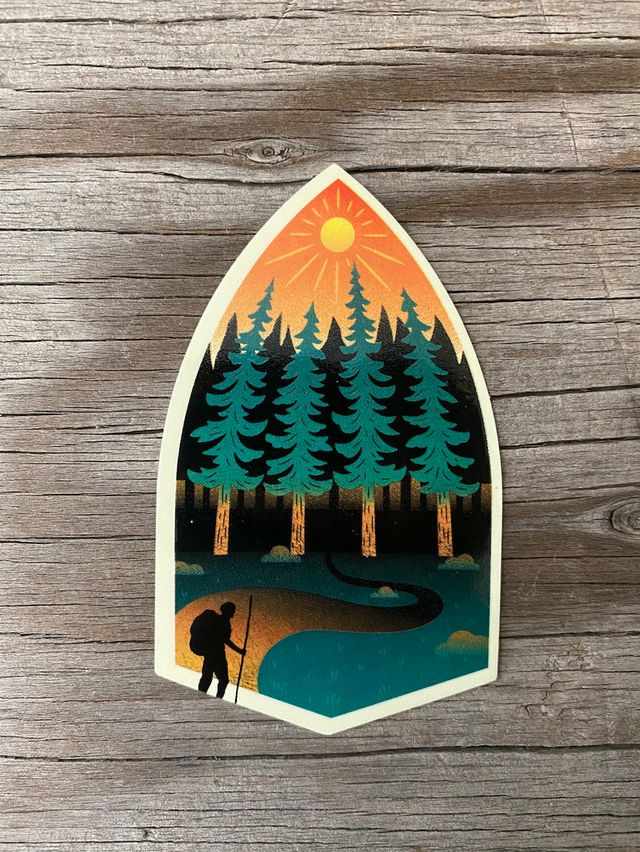 Among the Pines Sticker