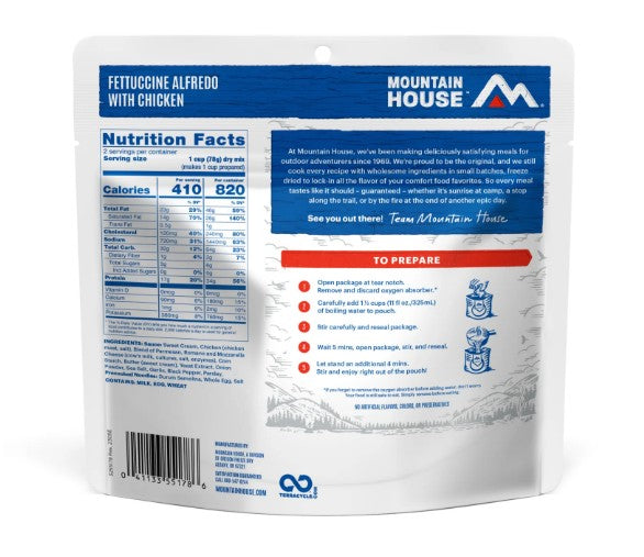 Mountain House - Fettuccine Alfredo With Chicken