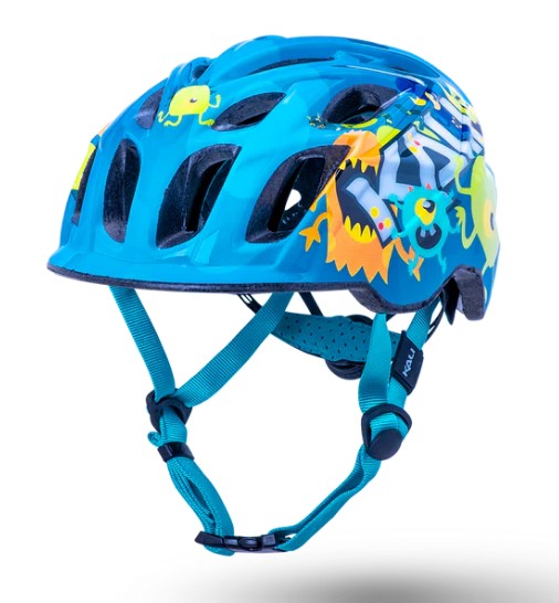Kali Chakra Child Helmet - Monsters Blue - XS
