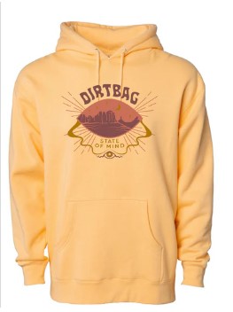 Dirtbag State of Mind Hoodie M&#39;s - Peach