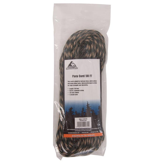Paracord 50 Foot - Woodland Camo