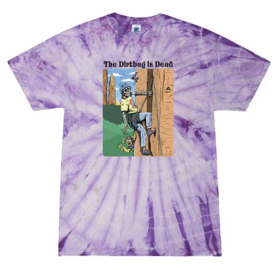 Tiedye Dirtbag is Dead t Shirt