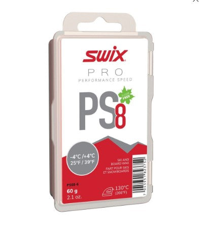 PS8 Red Fluoro-Free Wax - Cool Temps (34-25F)
