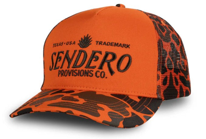 Logo Hat Trucker - Orange/Camo