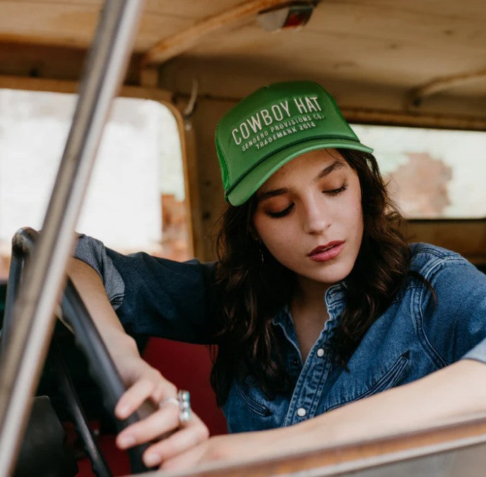 Cowboy Hat - Green