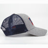 Square Vibes Trucker - Wool/Navy