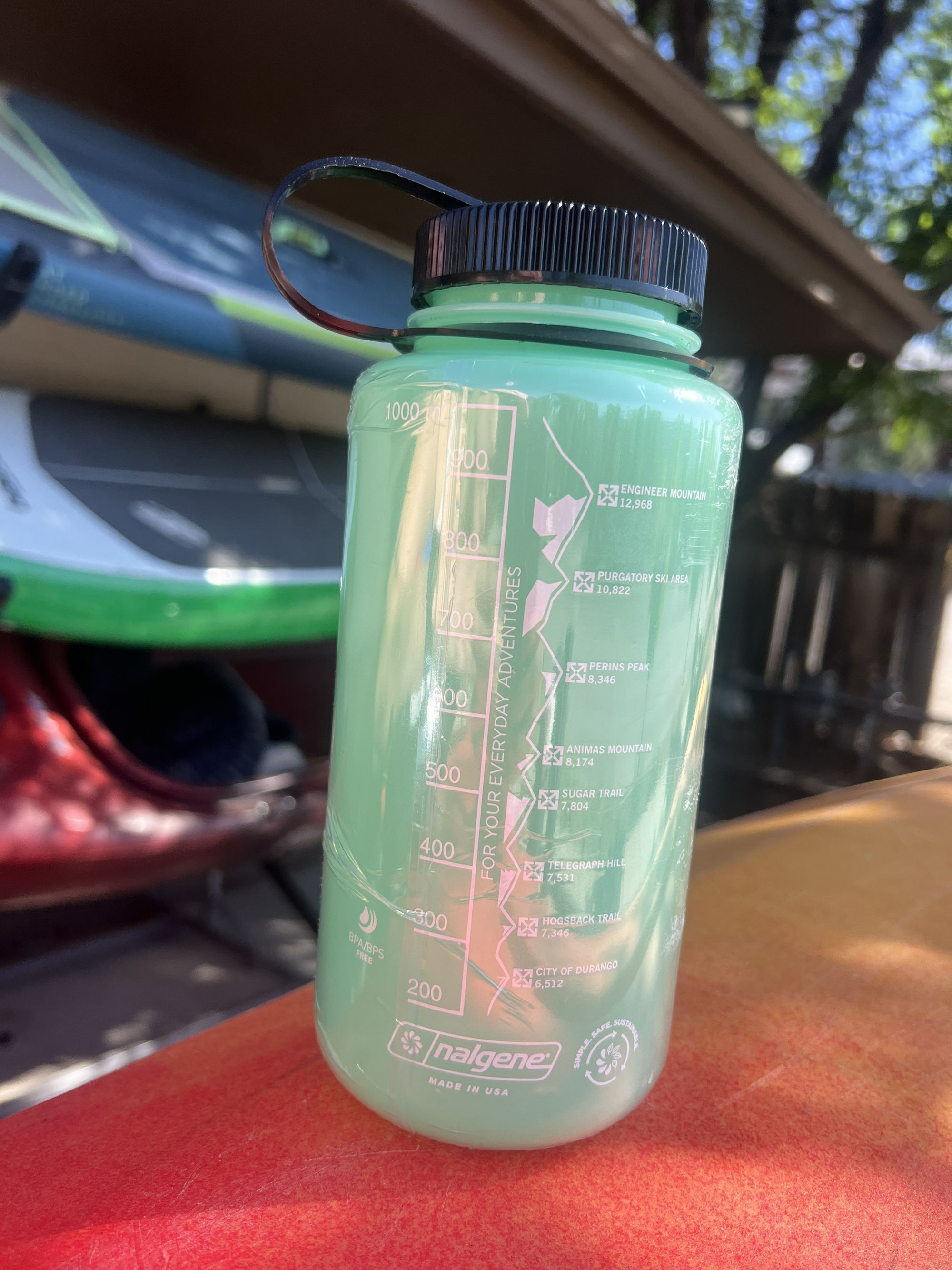 Durango Outdoor Exchange 32oz Nalgene - Glow Green