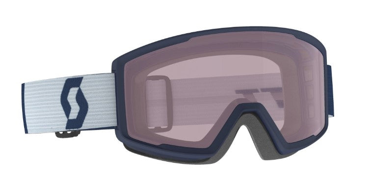 Factor Goggles - Dark Blue / Light Grey - Enhancer Lens