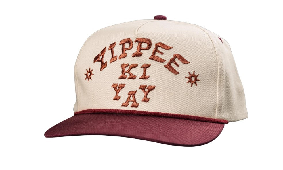 Yippee Ki Yay Hat - White