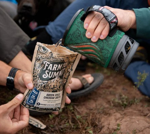 Green Chile Cheddar Grits