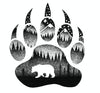Bear Paw Sticker