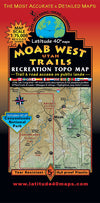 Moab West Trails Map