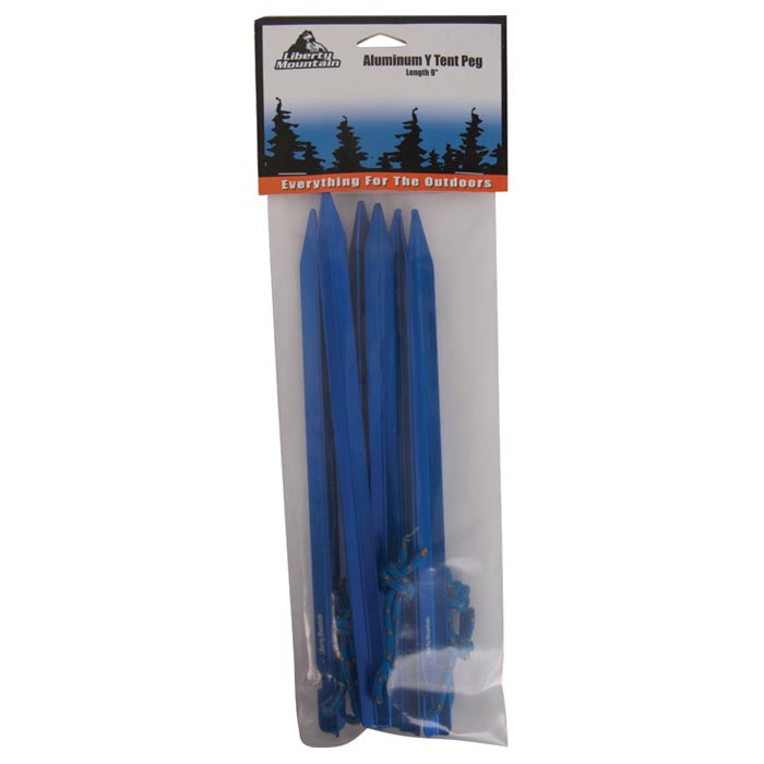 Alum Y 9" Tent Peg