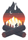 Campfire Sticker