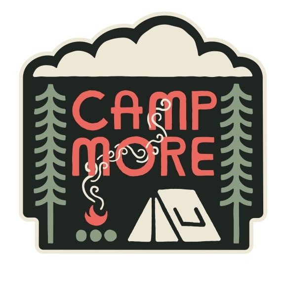 Camp More Sticker