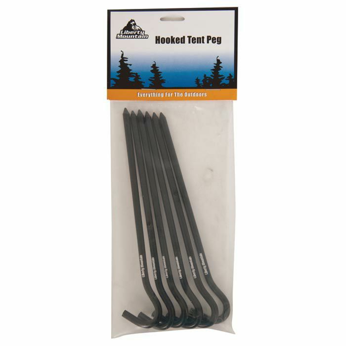 Alum Hooked Tent Peg