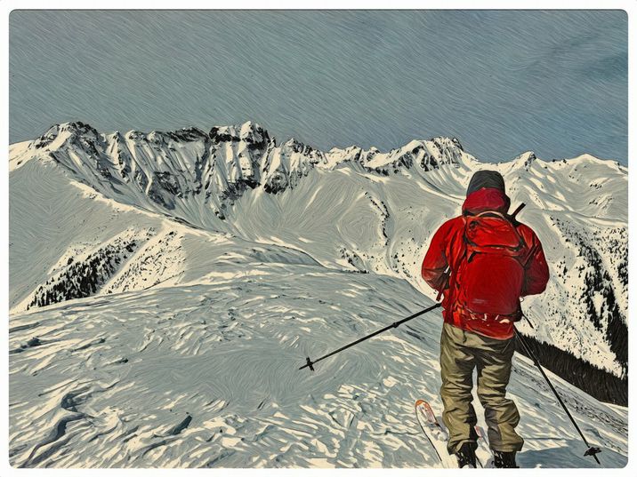 Winter Solitude Sticker