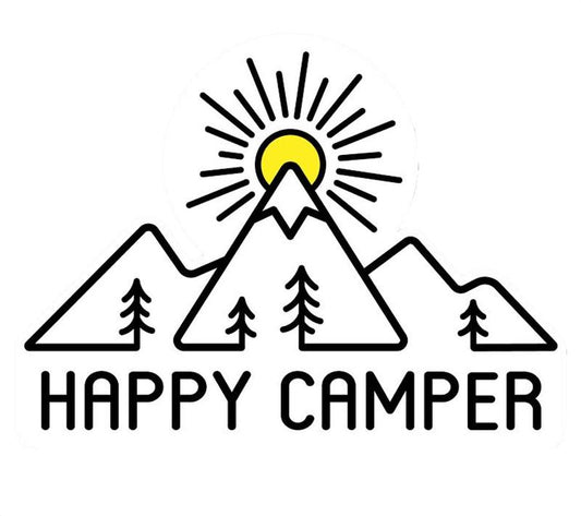 Happy Camper Sticker