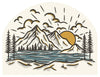 Sunrise Mountain Sticker