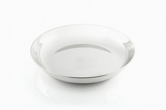 Glacier Stainless Deep Plate