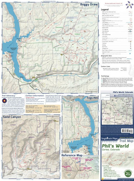 Phil's World Trail Map