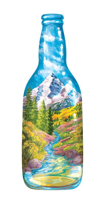 Mountain High Sticker