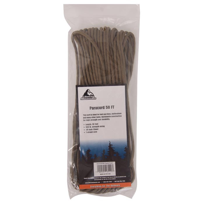 Paracord 50 Foot - Coyote Brown