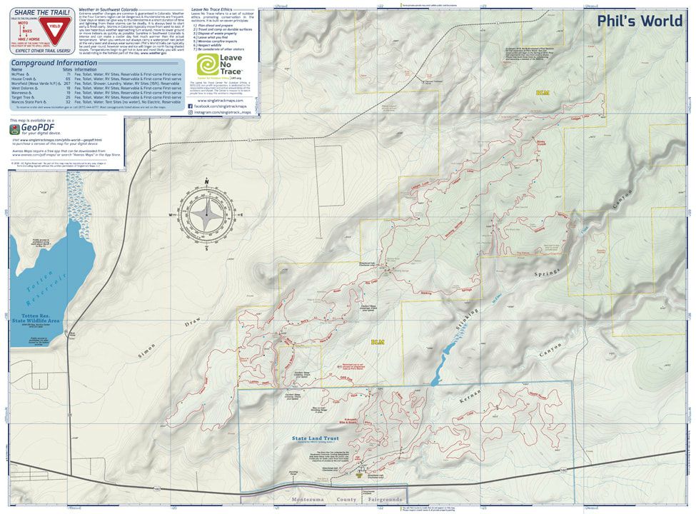 Phil's World Trail Map