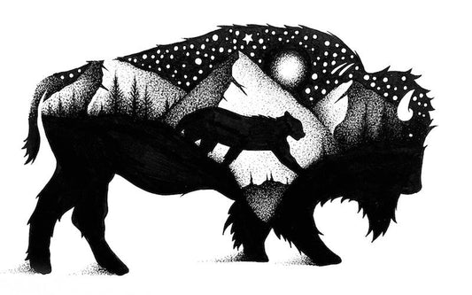The Bison Sticker