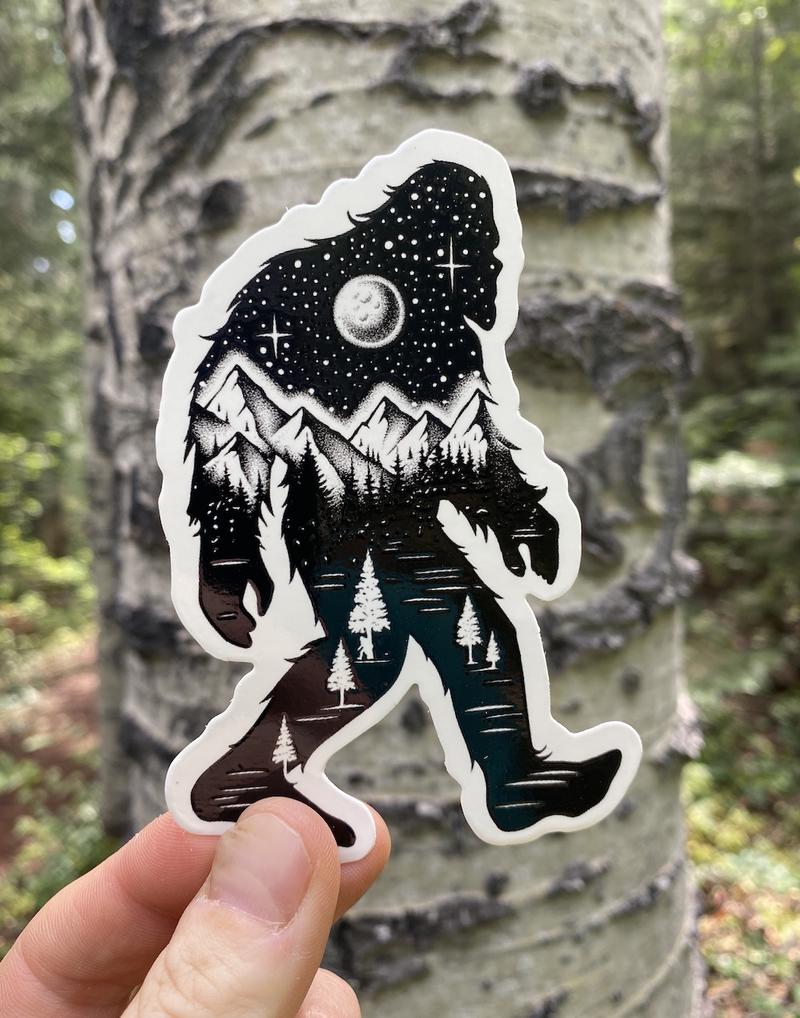 Squatch and Release Sticker